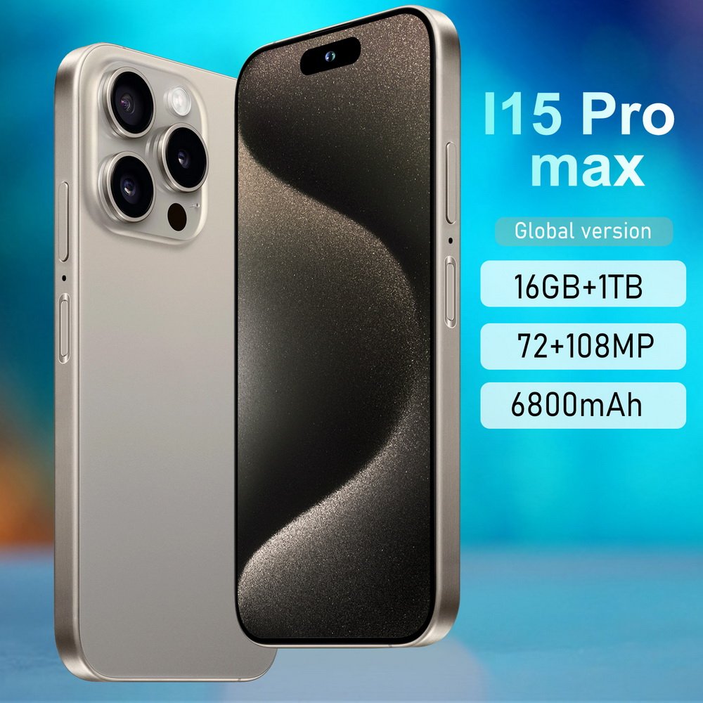 2024 Hot Selling HD 5G Smart Island Capsule Screen Smart Phone Fingerprints Unlocking Facial Recognition Mobile Phone